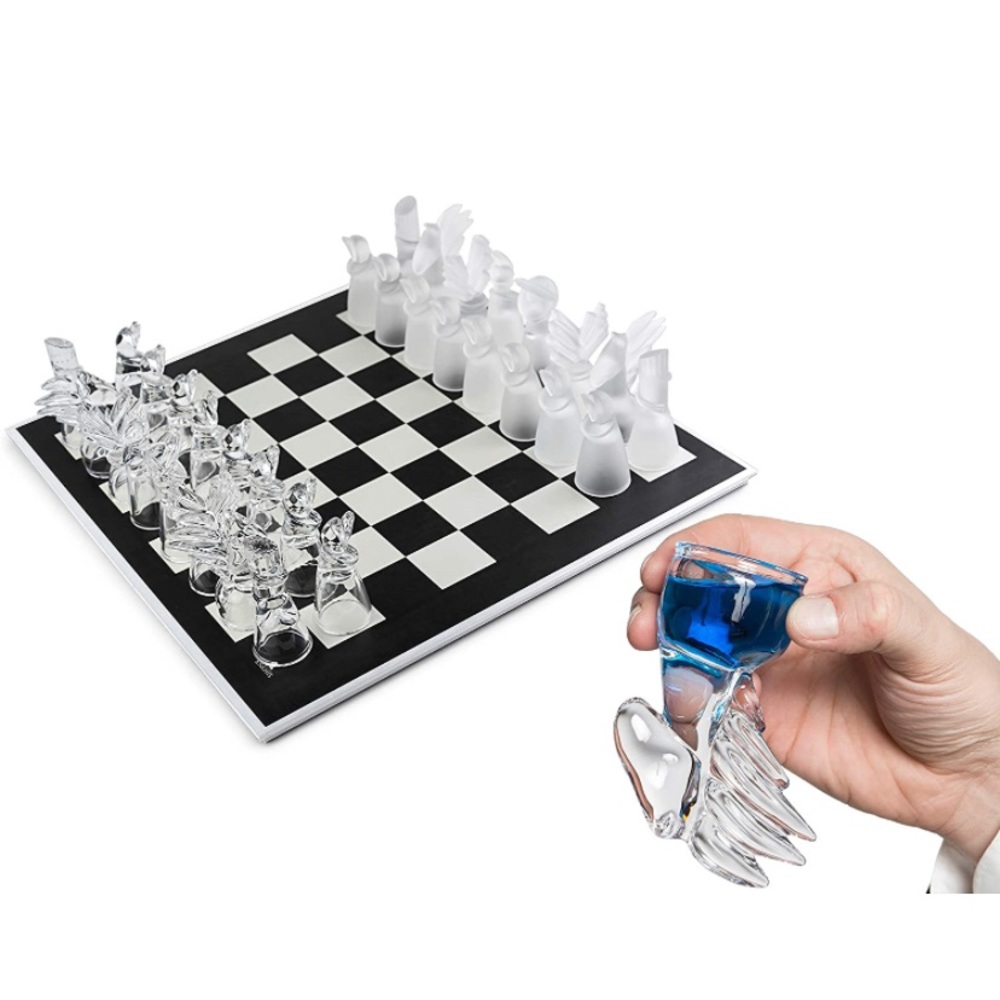 The Glass Knights Chess Drinking Board Game
